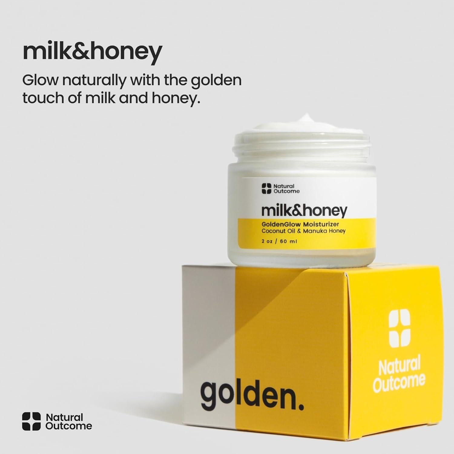 Crema Hidratante de Leche y Miel Natural Outcome 159g