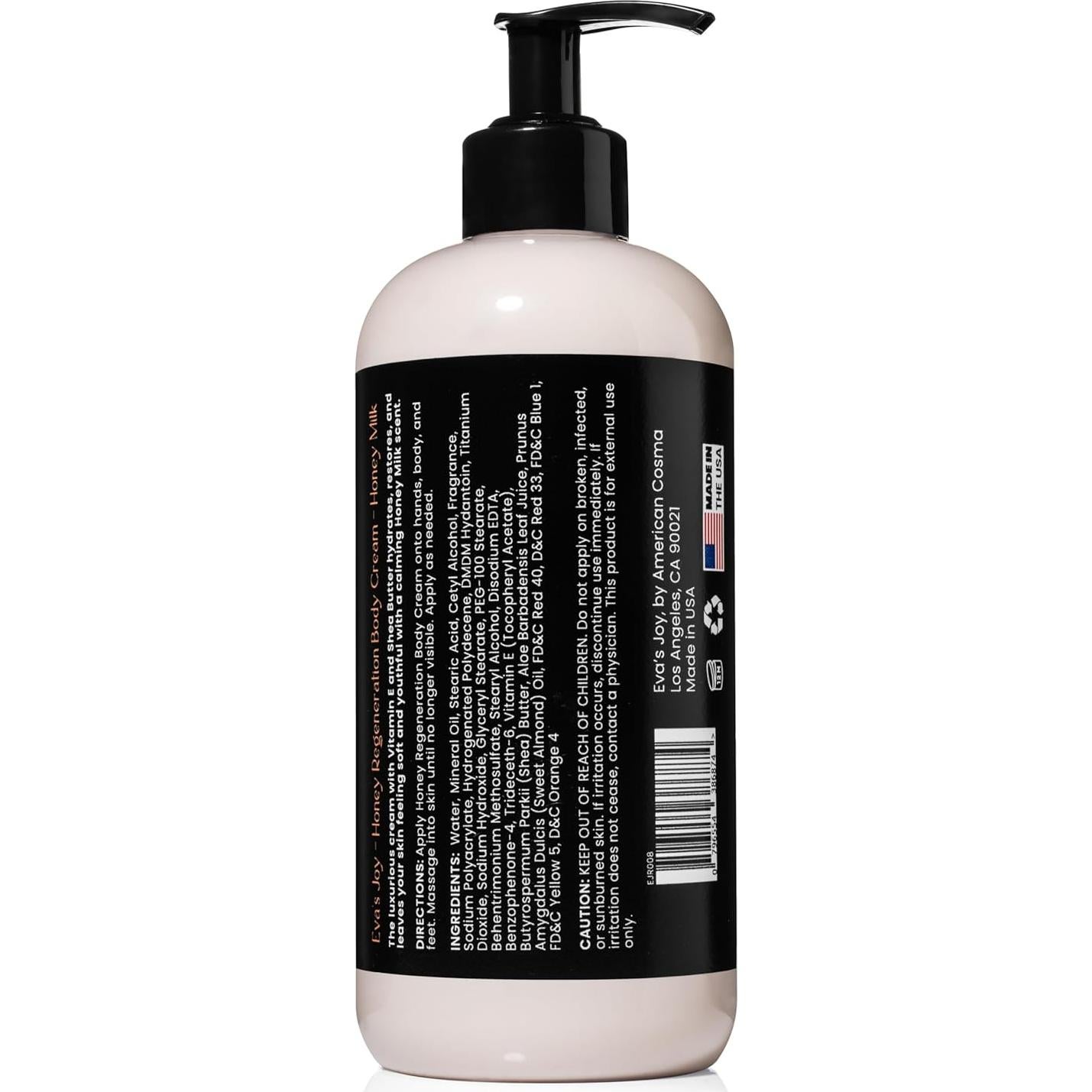 Crema Corporal Regeneradora Eva's Joy Miel de Leche 453 g