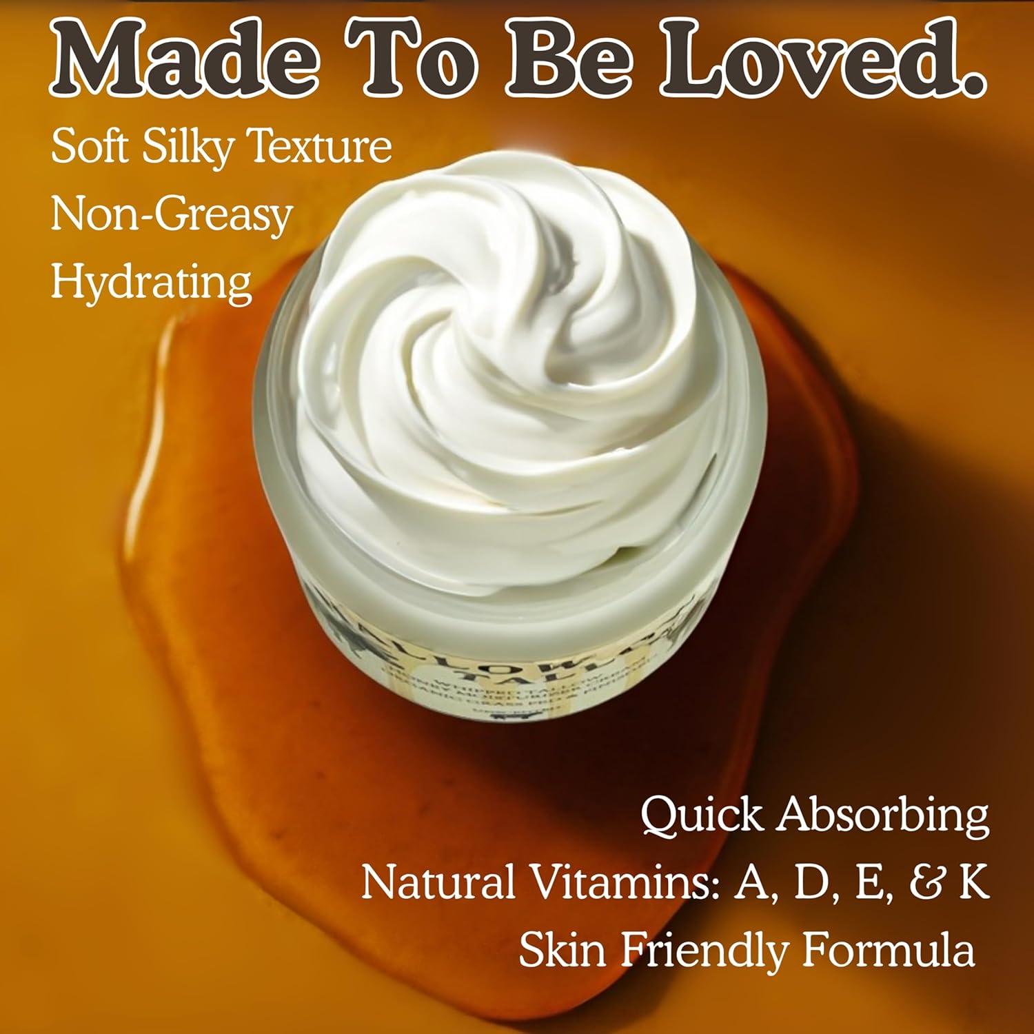 Hidratante de Sebo Batido Hallow Tallow 113g - Natural con Miel