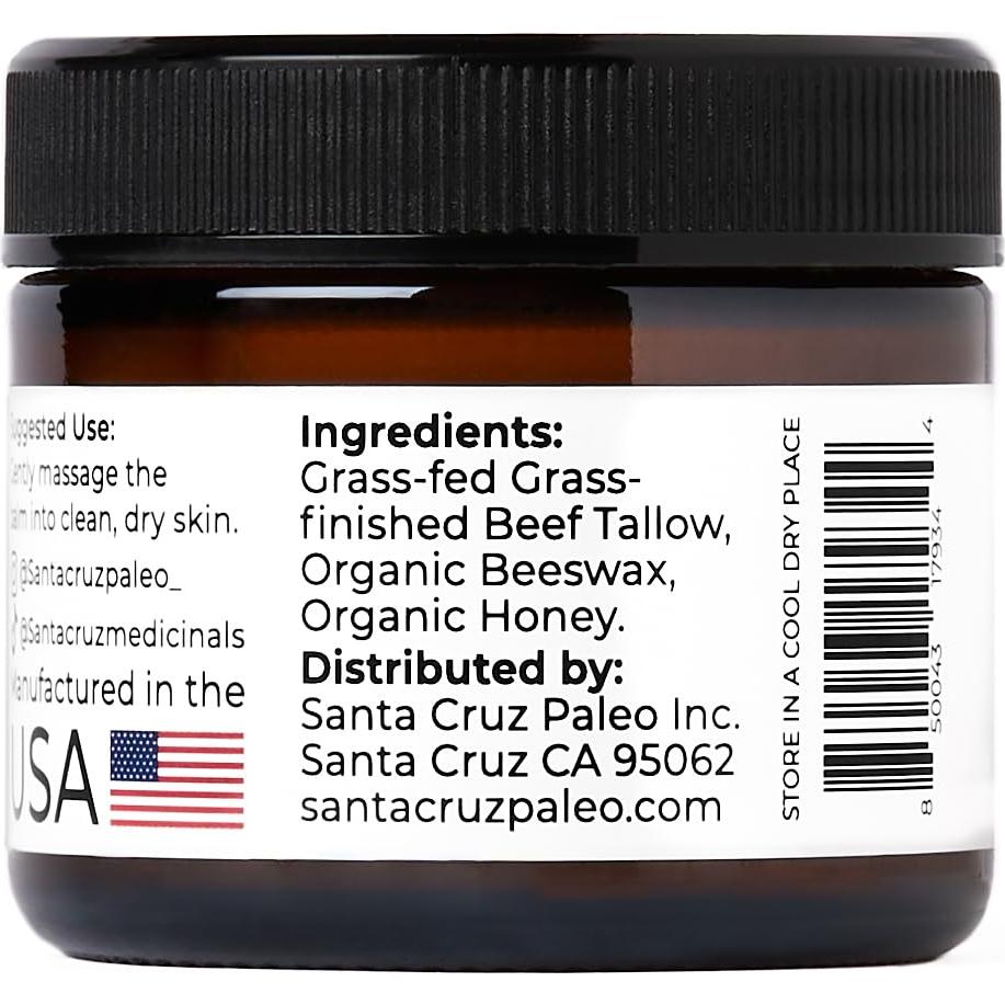 Bálsamo Hidratante Santa Cruz de Tallow y Miel 140 g