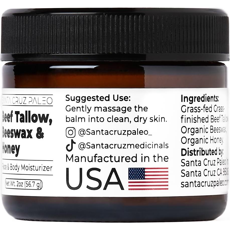 Bálsamo Hidratante Santa Cruz de Tallow y Miel 140 g