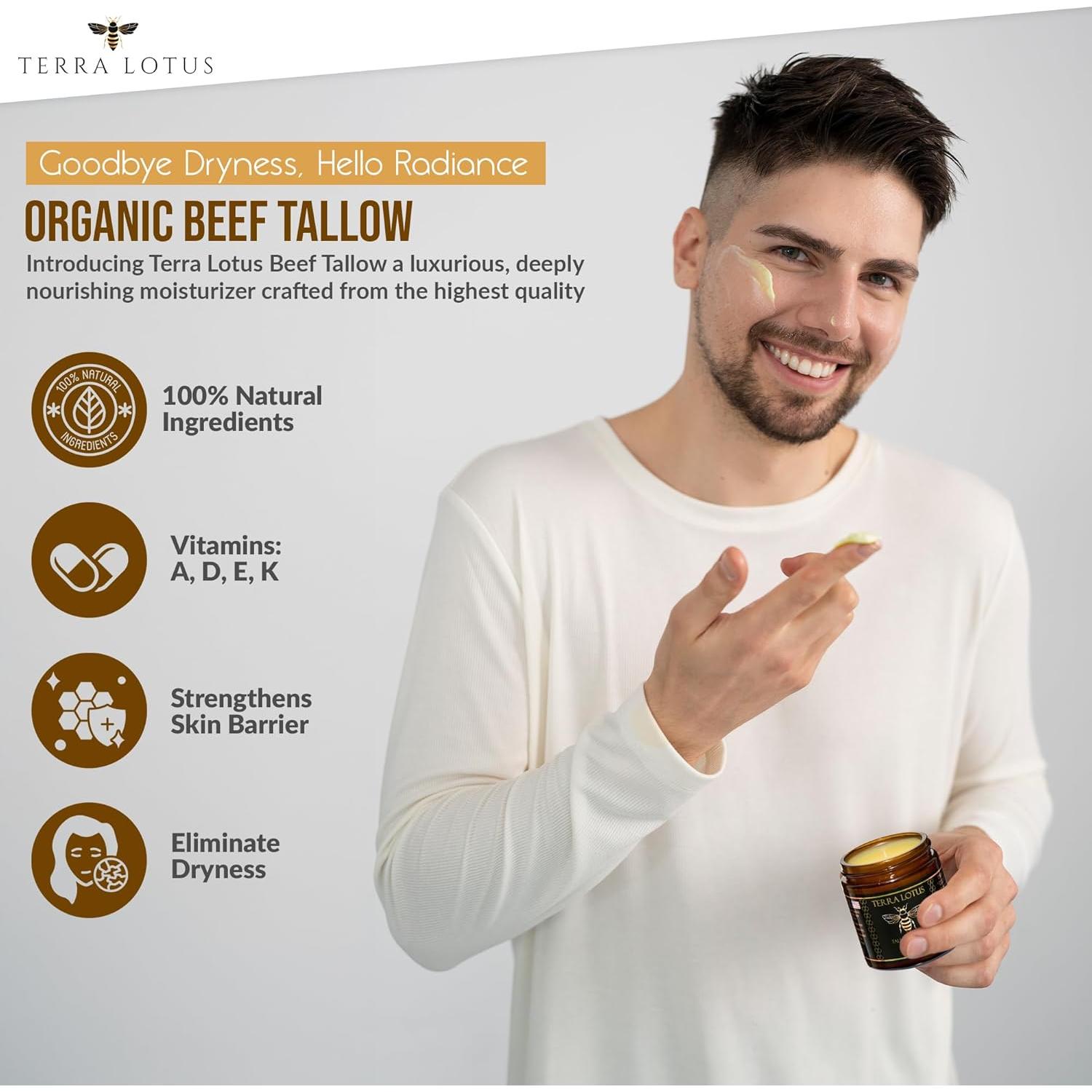 Bálsamo Hidratante Terra Lotus 113g Sebo de Res Orgánico Cítricos