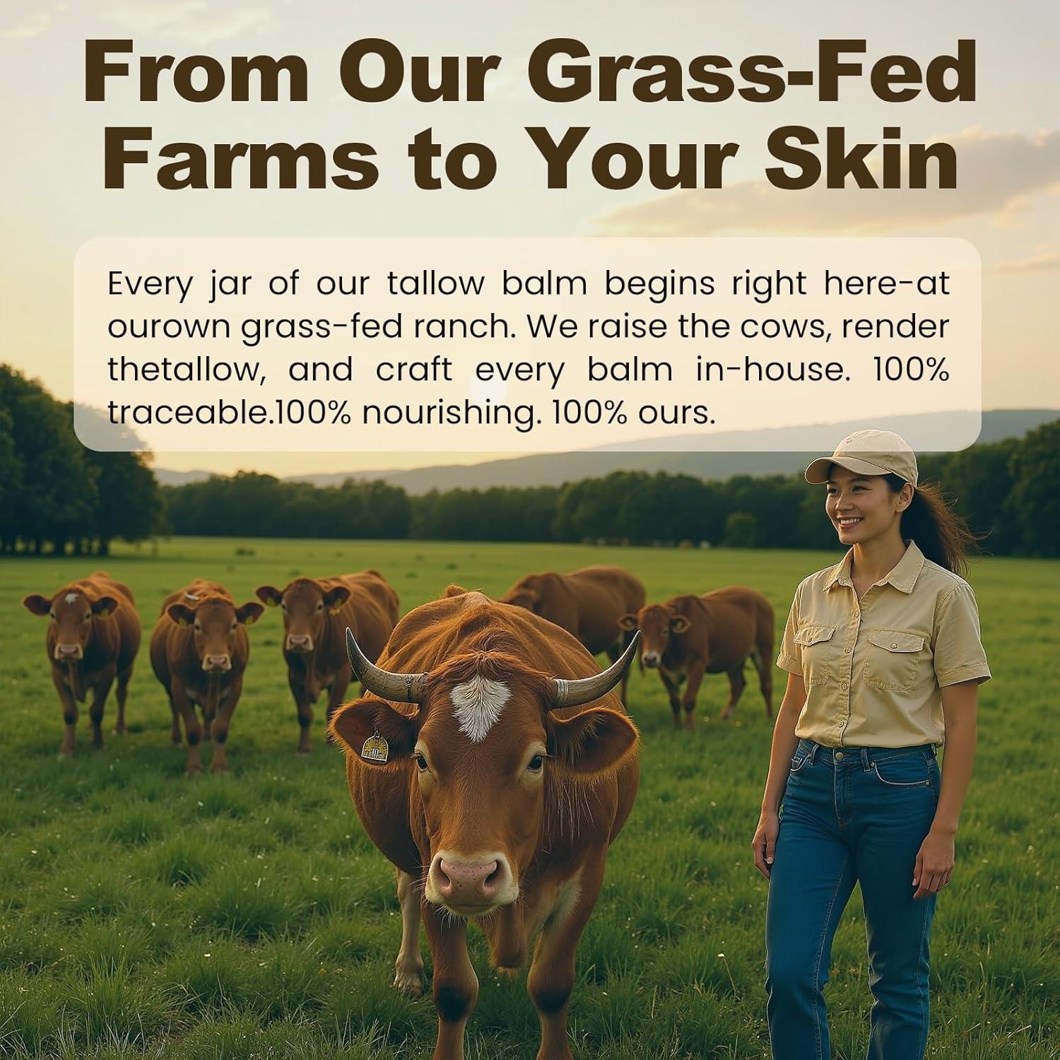 Bálsamo Hidratante Facial OLLM de Grasa de Res y Miel 50g