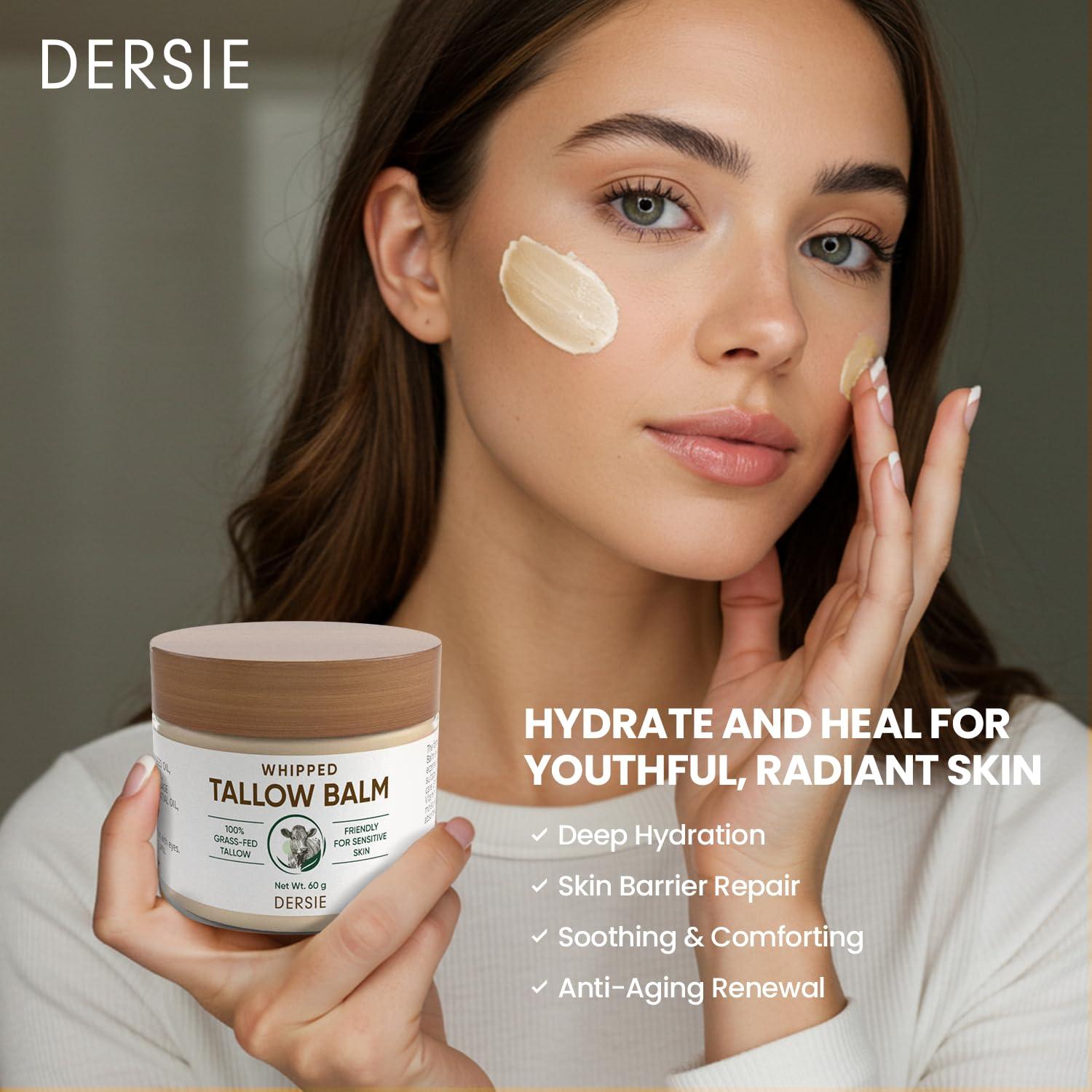 Crema de Tallow Batido Dersie 59.83 g - Hidratante Natural