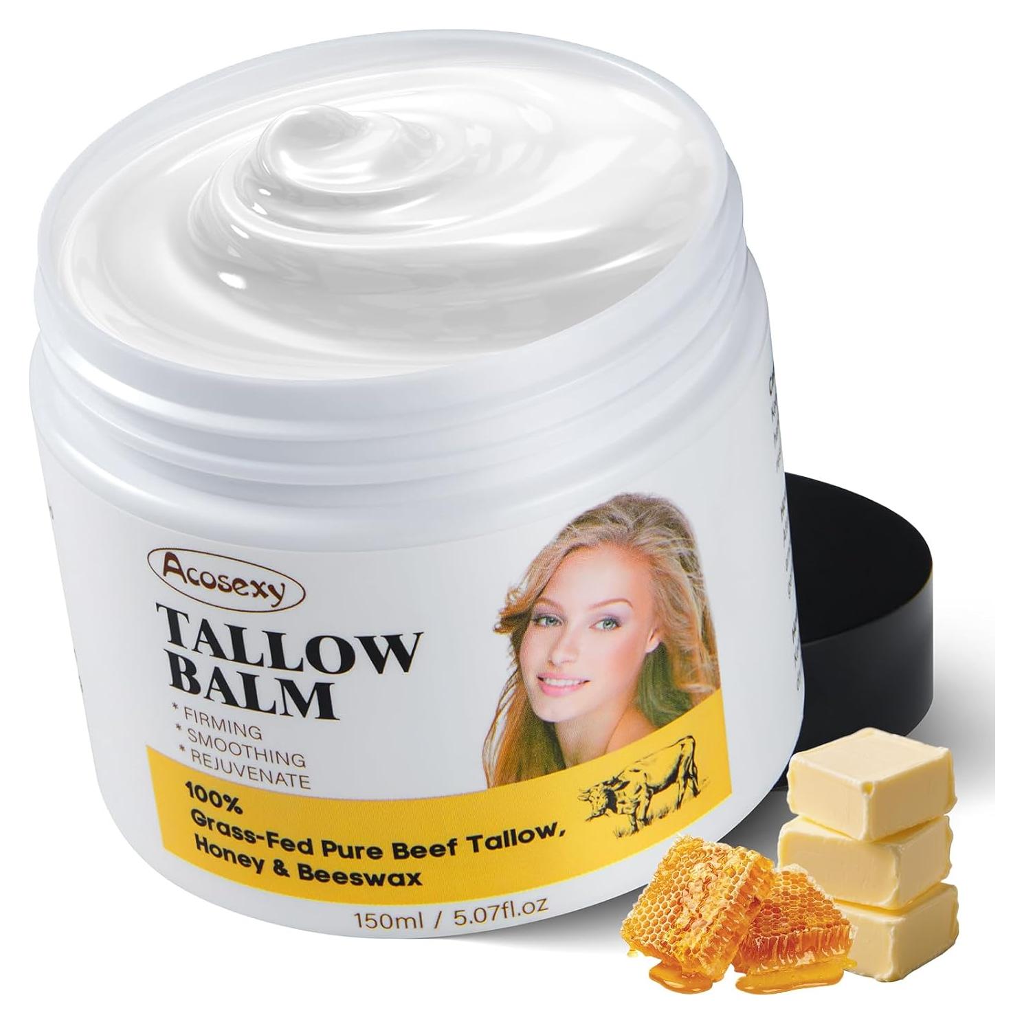 Bálsamo Hidratante Facial Acosexy 143.4 g - Sebo de Res Orgánico