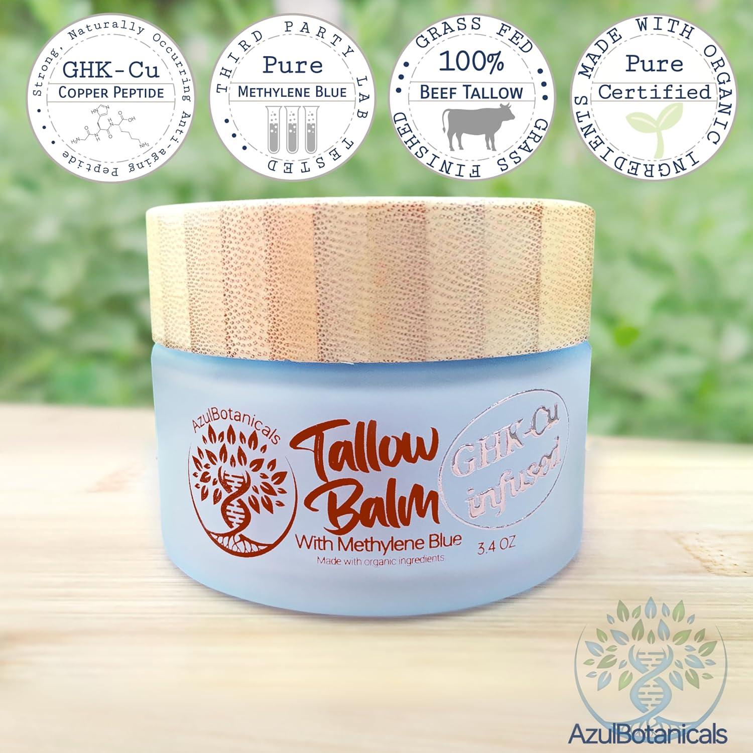 Bálsamo Hidratante de Tallow de Res AzulBotanicals 96g Antienvejecimiento