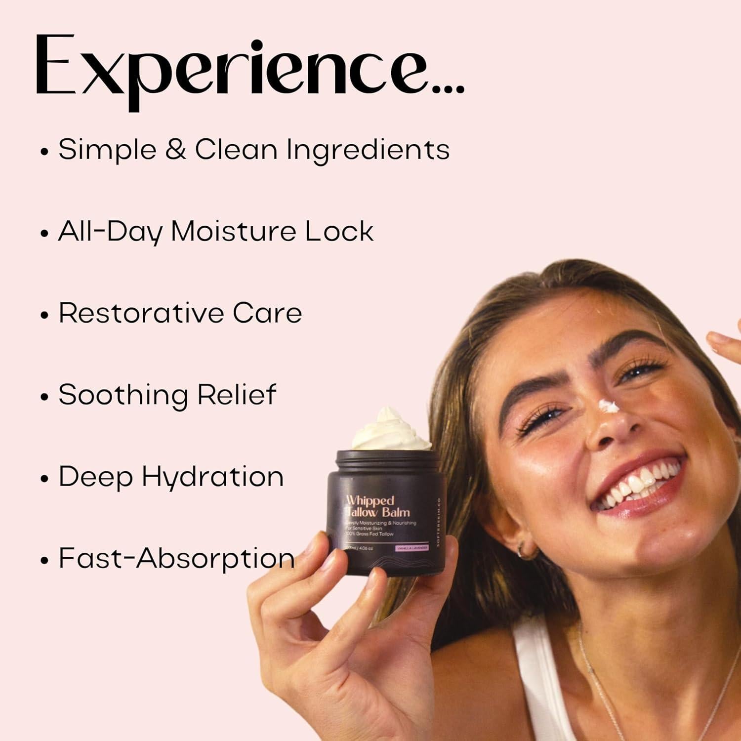 Bálsamo Hidratante de Grasa de Res Piel Sensible 56.7g Lavanda