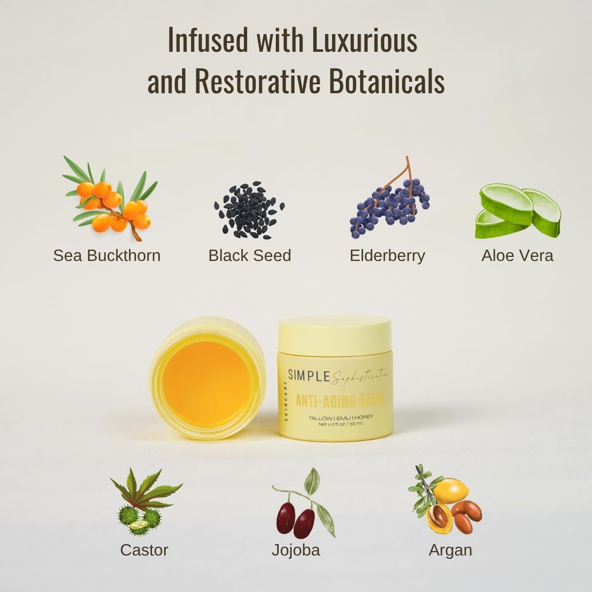 Bálsamo Antienvejecimiento Emú Simple Sophistication 59 ml