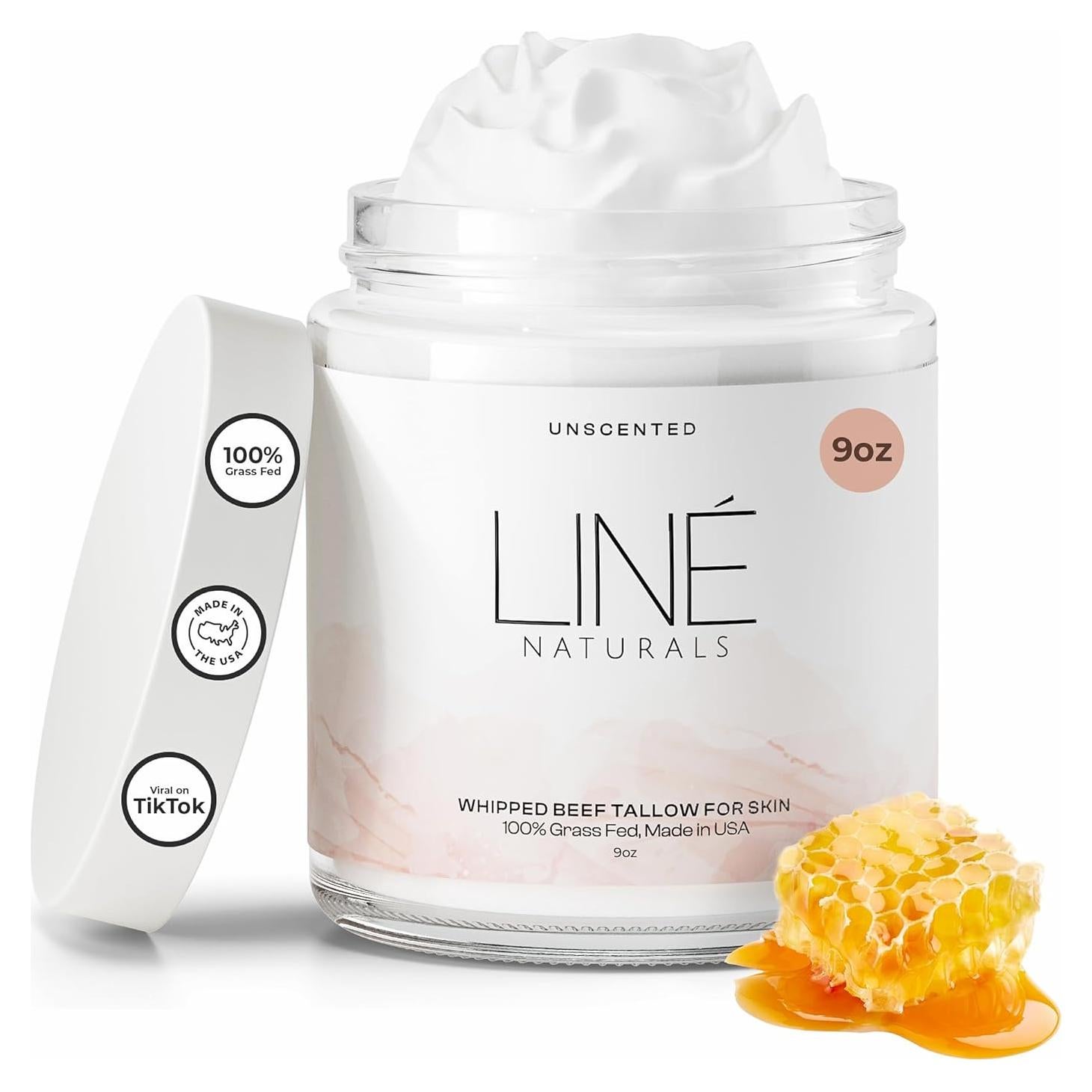 Manteca de Res Orgánica Liné Naturals 340g - Hidratante Sin Fragancia