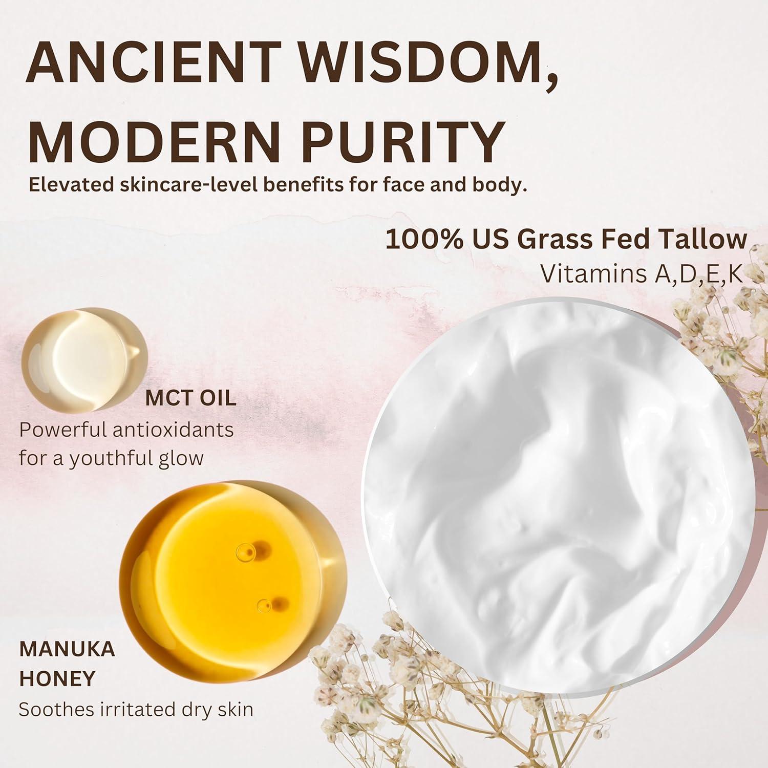 Manteca de Res Orgánica Liné Naturals 340g - Hidratante Sin Fragancia