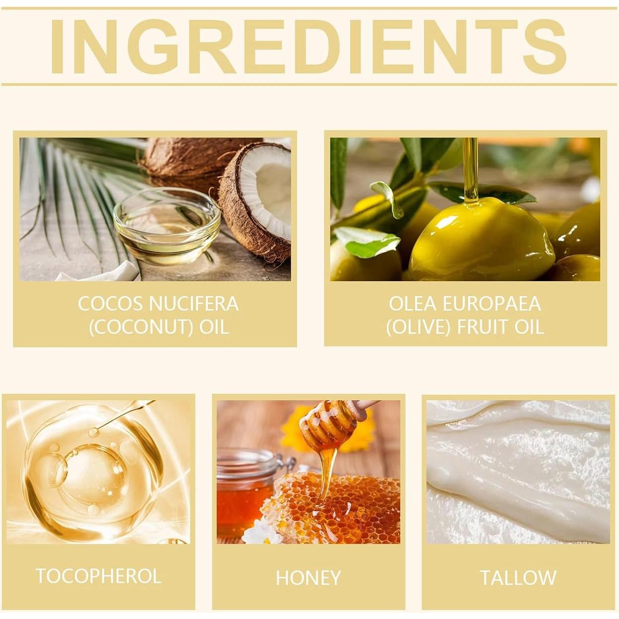 Bálsamo Hidratante Facial YJLYQF con Sebo y Miel 120g