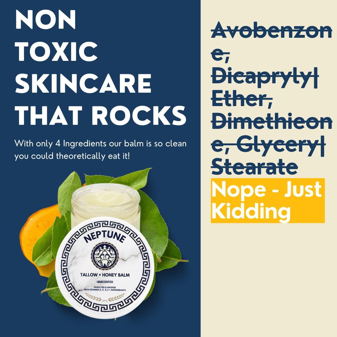 Bálsamo de Sebo y Miel de Manuka Neptuno 56.7g Sin Fragancia