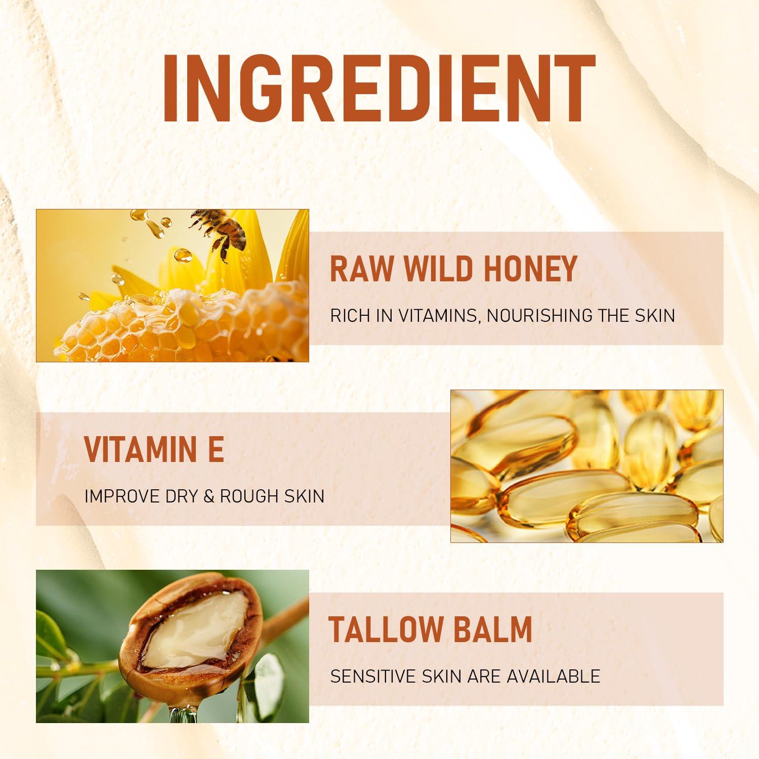 Bálsamo de Sebo y Miel Vizela 60g - Hidratante Facial Natural