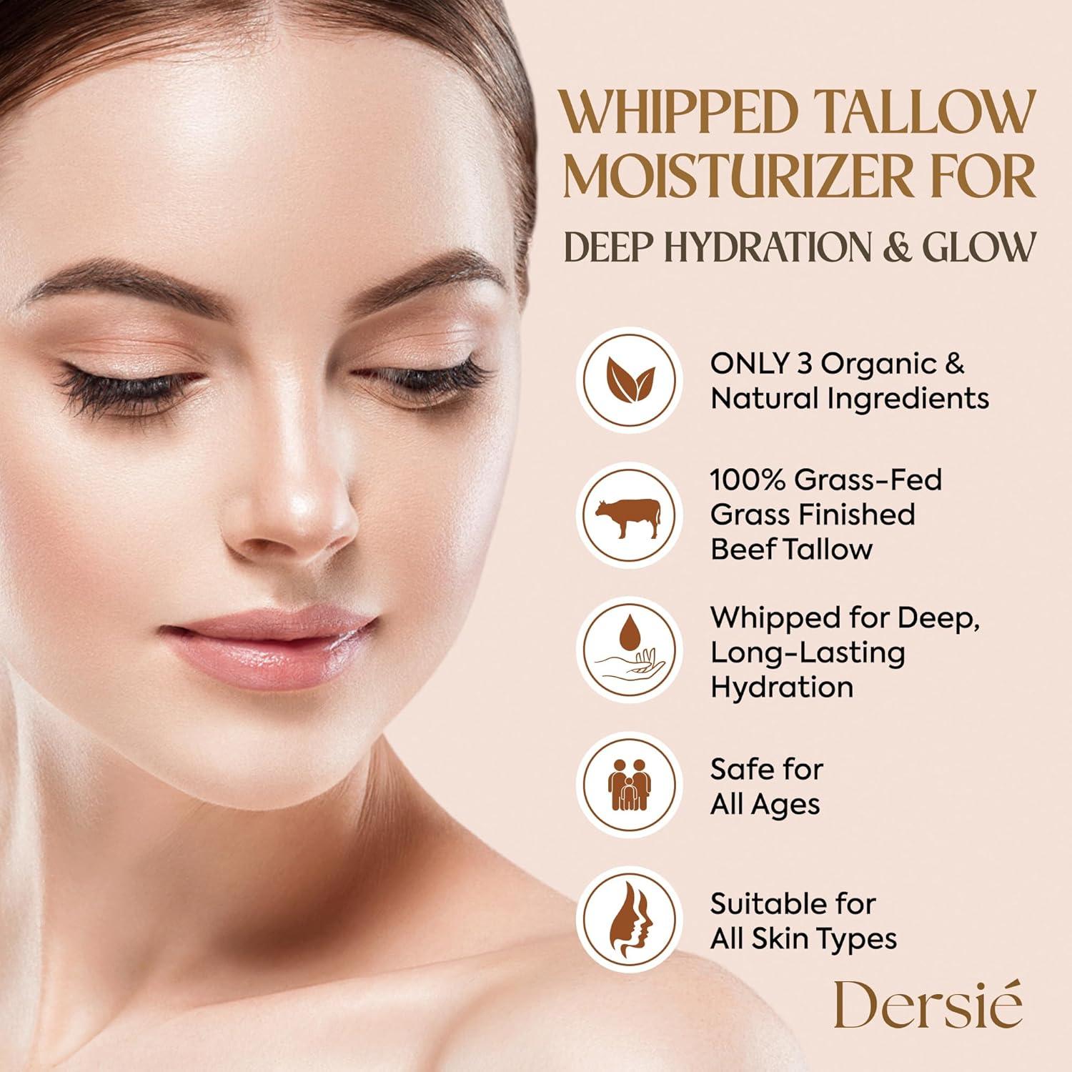 Bálsamo de Tallow Dersie 100% Orgánico para Piel Seca 198g