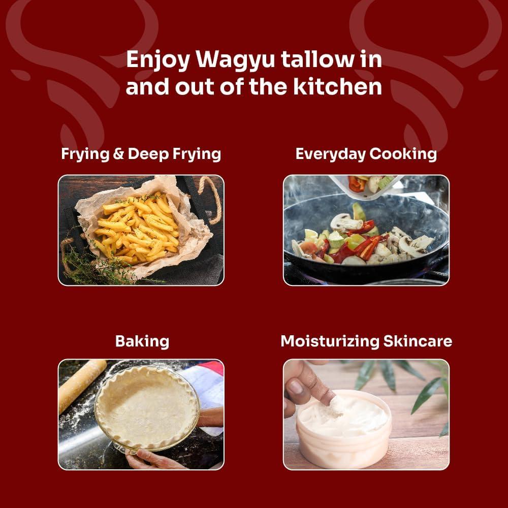 Grasa de Res Wagyu Republic 311g Tarro de Vidrio - Ideal para Keto