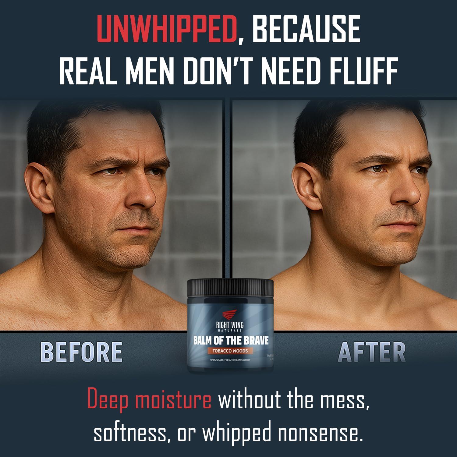 Bálsamo Hidratante de Grasa de Res Right Wing Naturals 113g Maderas de Tabaco