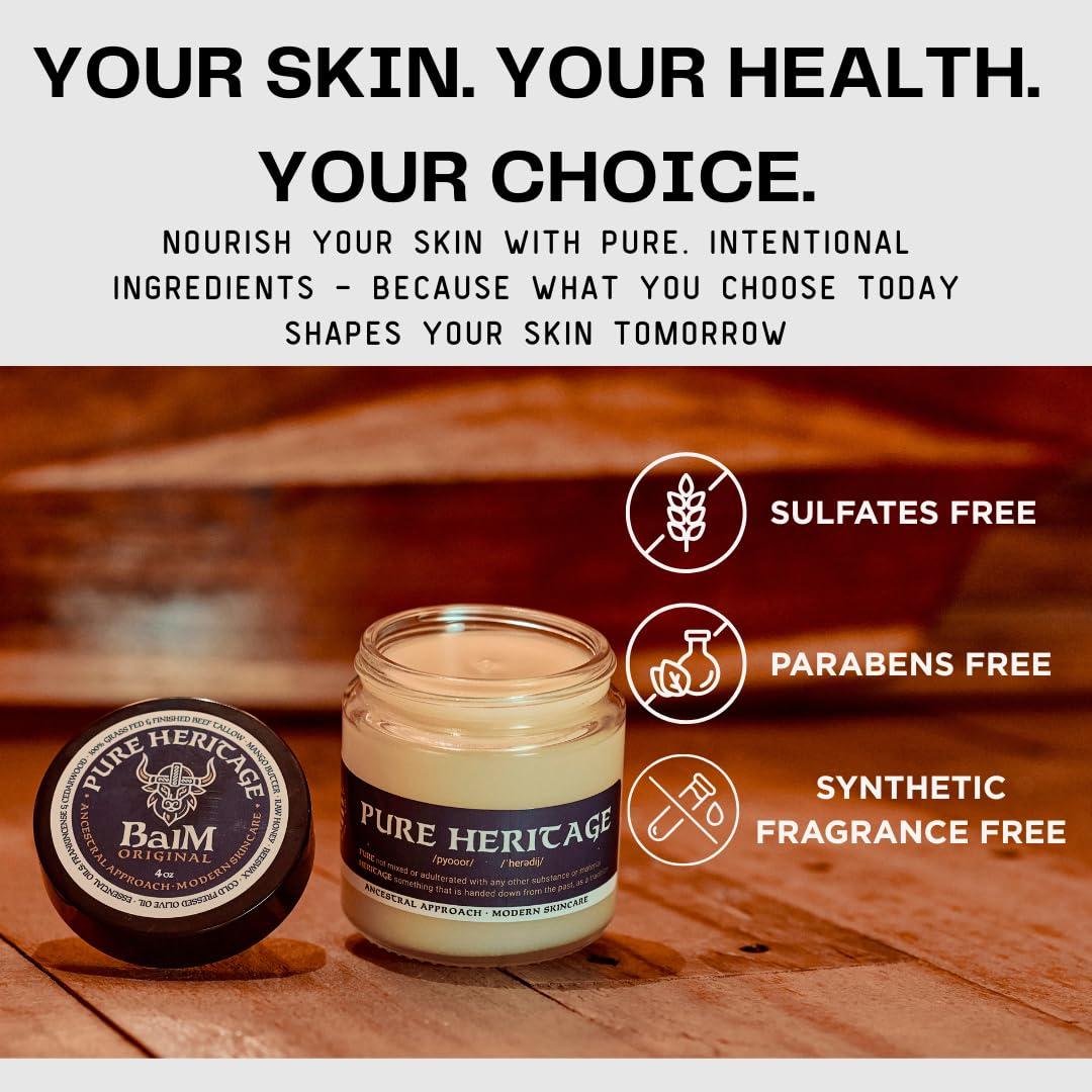 Bálsamo de Sebo Natural Pure Heritage - Hidratante 56.7g