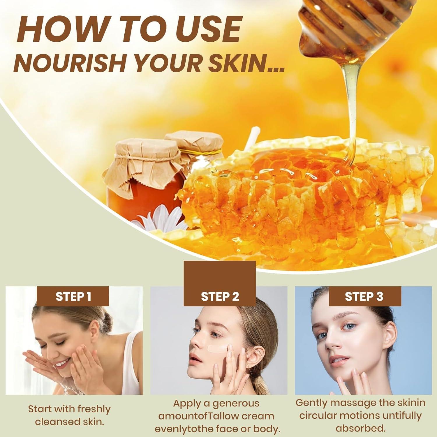 Bálsamo Hidratante Facial y Corporal Chyi - Grasa de Res y Miel 100g