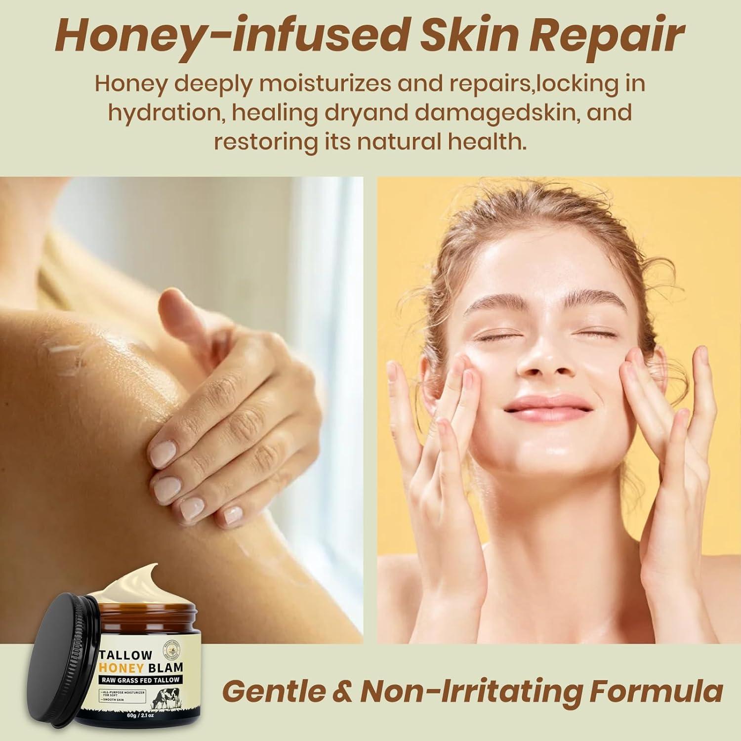 Bálsamo Hidratante Facial y Corporal Chyi - Grasa de Res y Miel 100g