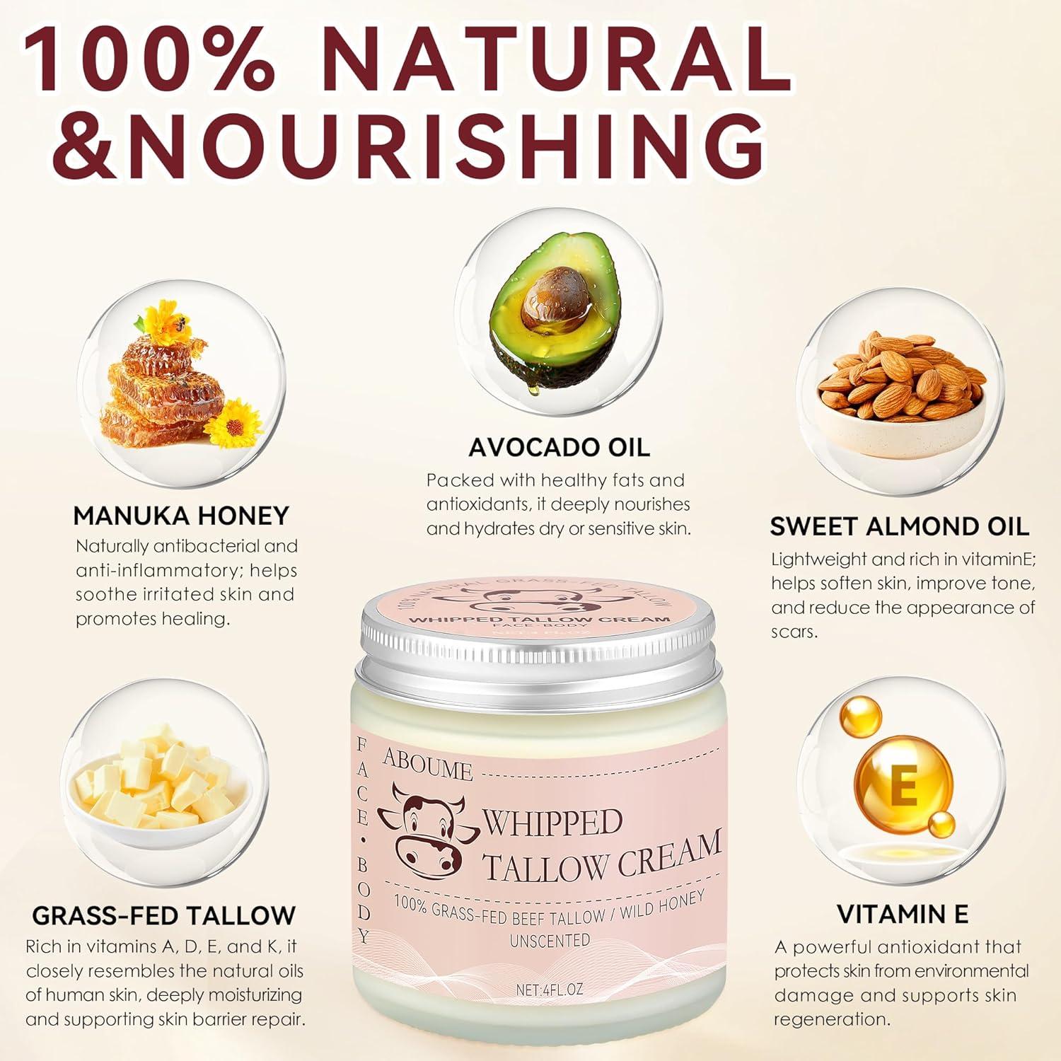 Grasa de Res Hidratante ABOUME 118.3 ml Piel Sensible