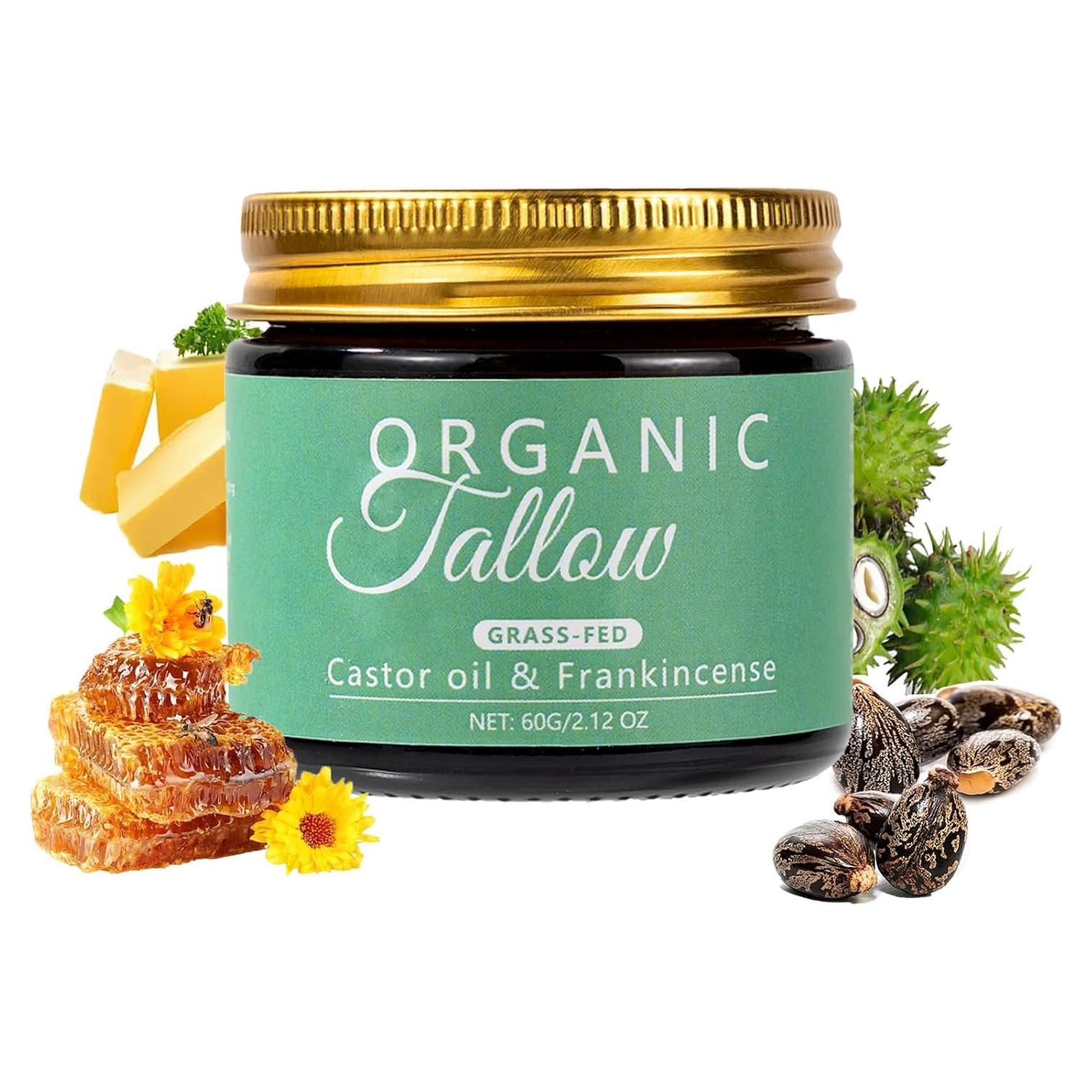 Bálsamo de Sebo Orgánico KBSBUBB 60g con Aceite de Ricino e Incienso