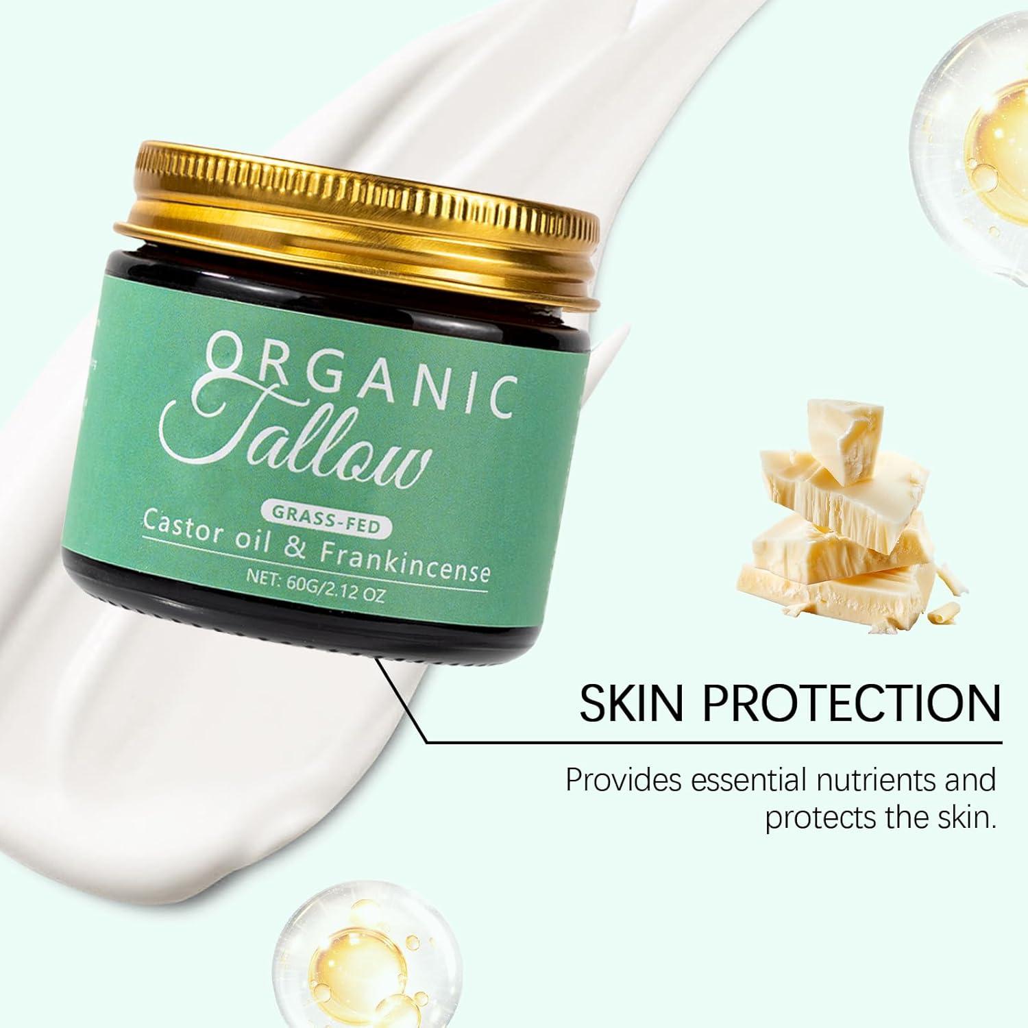 Bálsamo de Sebo Orgánico KBSBUBB 60g con Aceite de Ricino e Incienso