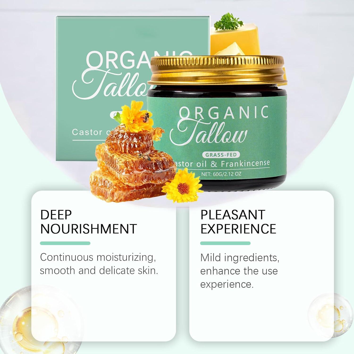 Bálsamo de Sebo Orgánico KBSBUBB 60g con Aceite de Ricino e Incienso