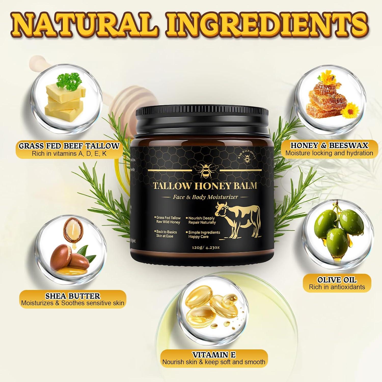 Bálsamo Hidratante Facial de Grasa de Res Yourtone 120g