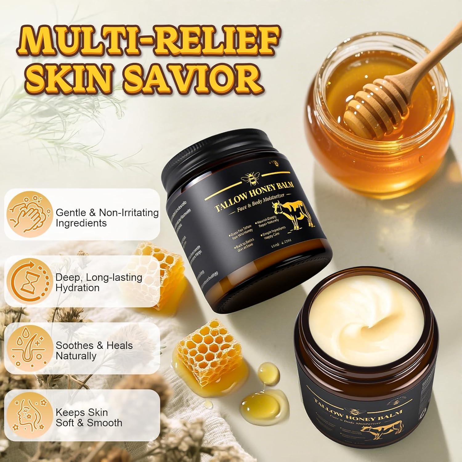 Bálsamo Hidratante Facial de Grasa de Res Yourtone 120g