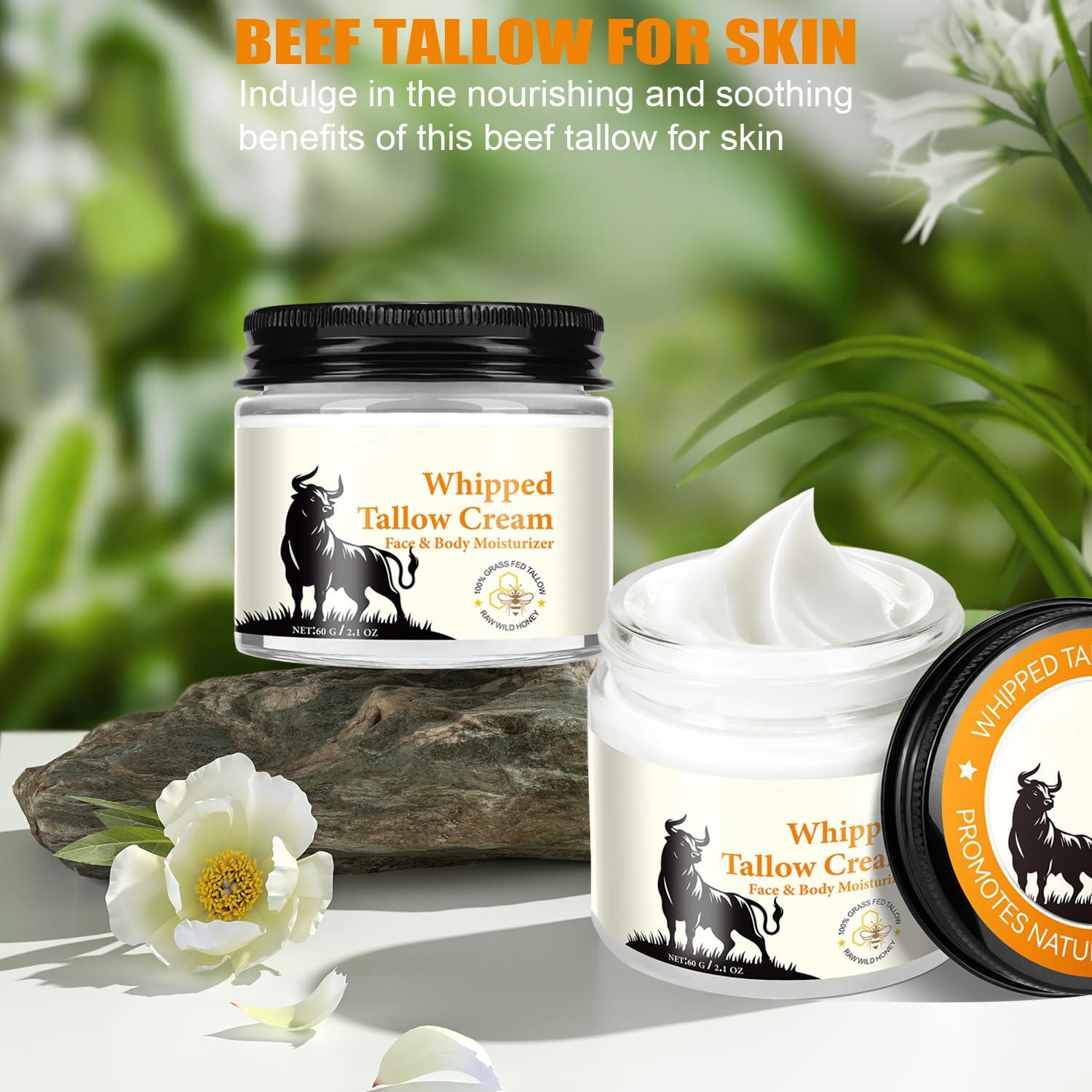 Crema Facial Hidratante Manteca de Res y Miel 140g