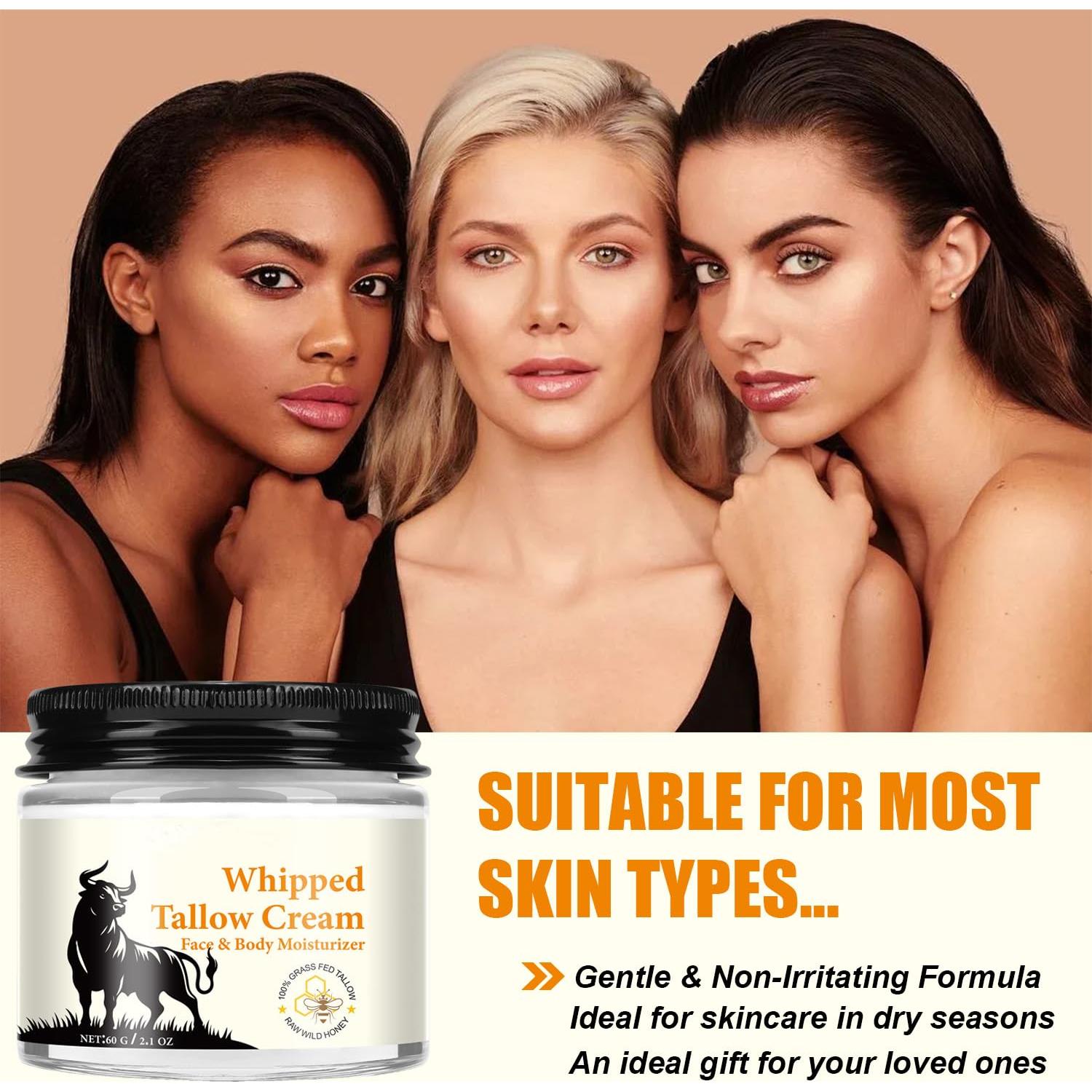 Crema Facial Hidratante Manteca de Res y Miel 140g