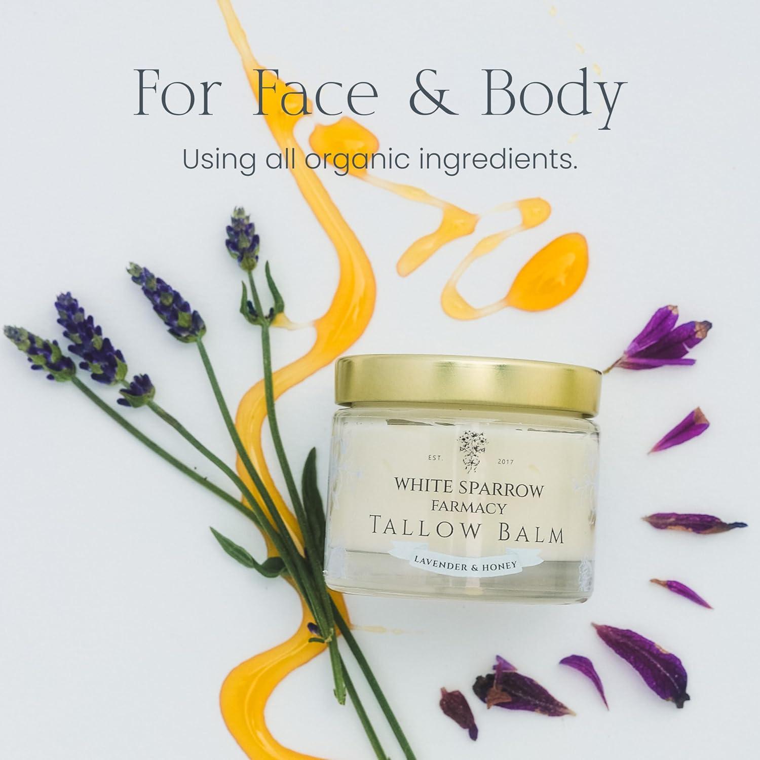 Bálsamo Hidratante Orgánico White Sparrow - Lavanda y Miel 56g