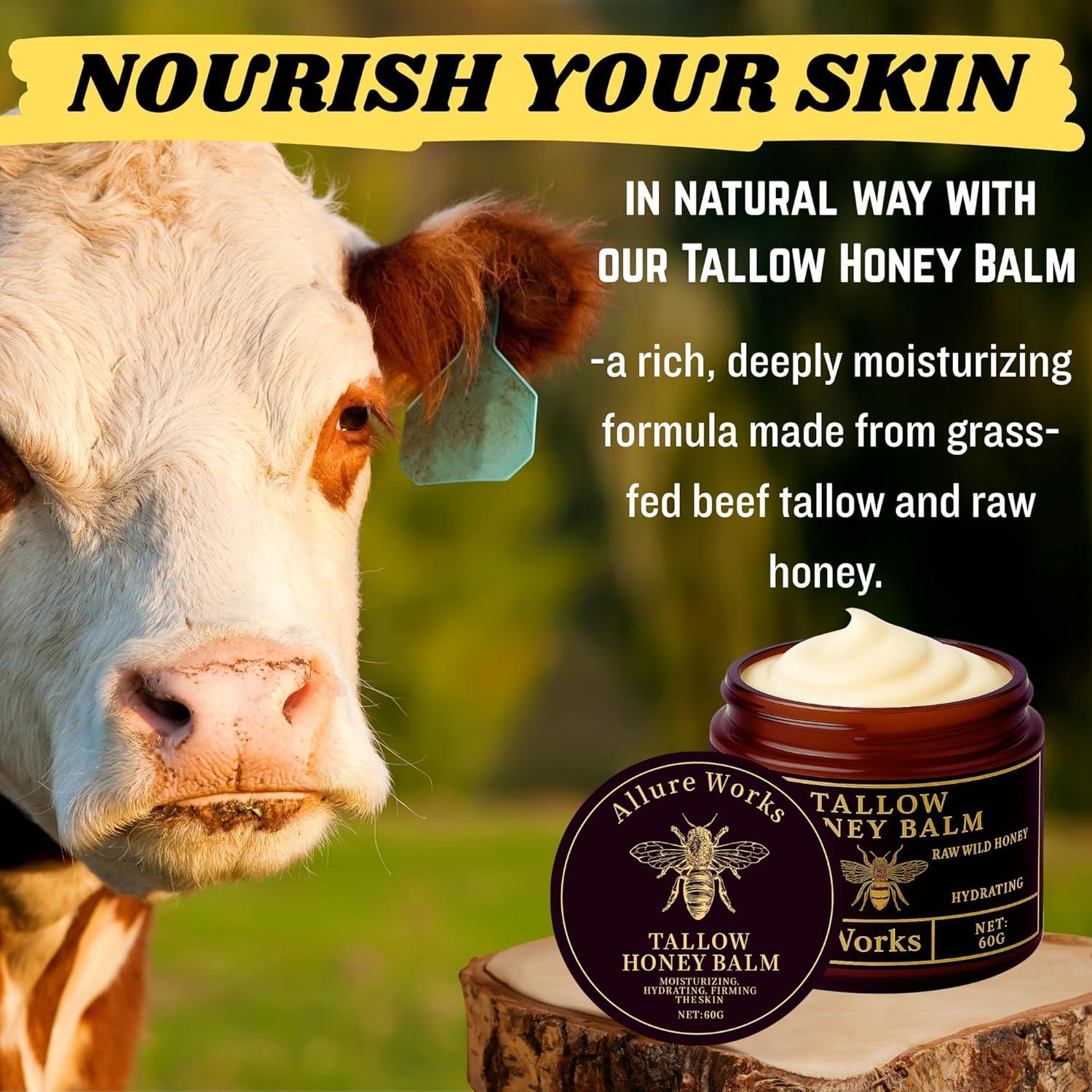 Bálsamo Hidratante Natural Allure Works 90g - Sebo de Res y Miel