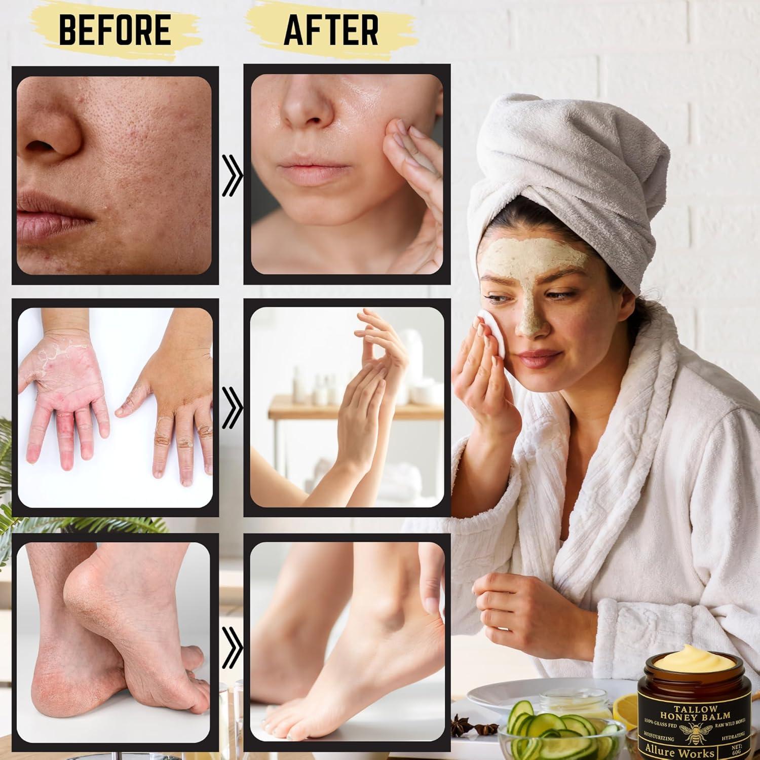 Bálsamo Hidratante Natural Allure Works 90g - Sebo de Res y Miel