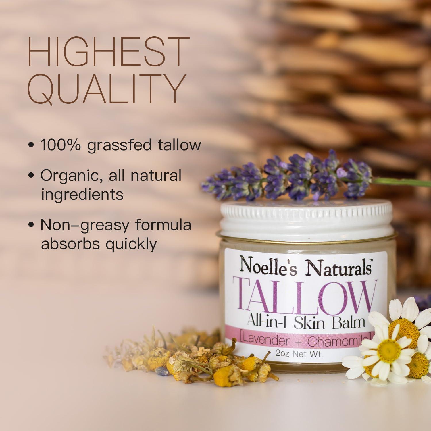 Bálsamo de Sebo Orgánico 56.7g - Lavanda y Manzanilla - Hidratante Multiusos