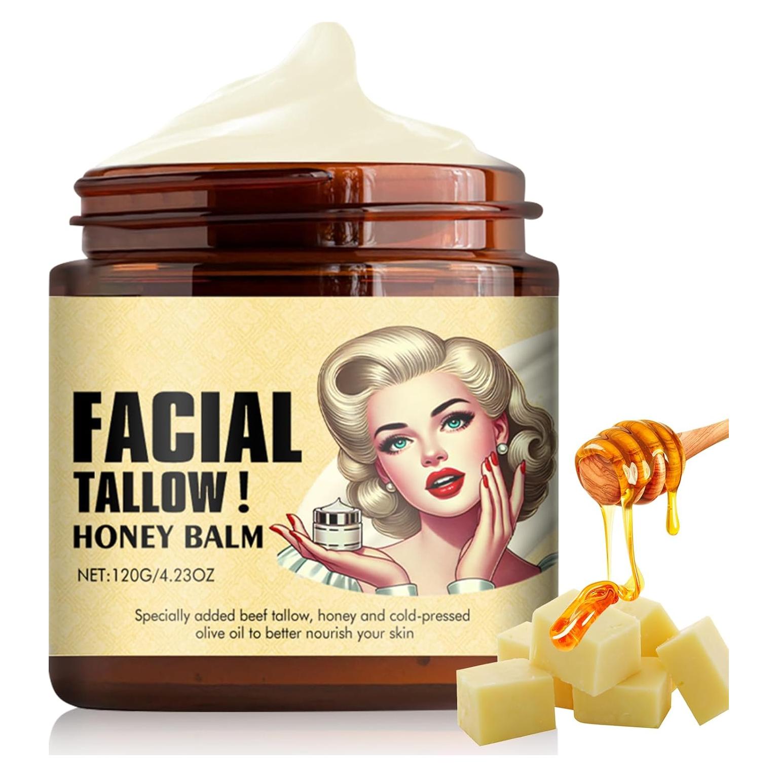 Bálsamo Hidratante Facial Nicgou Manteca de Res y Miel 120g