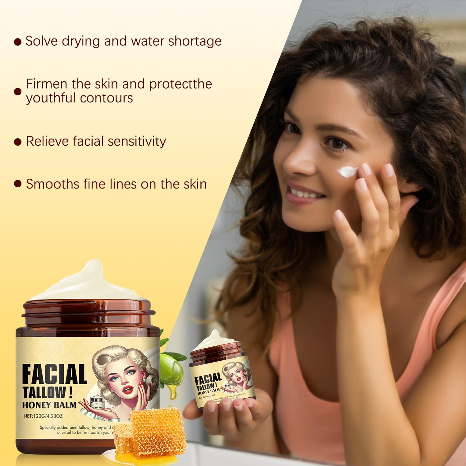 Bálsamo Hidratante Facial Nicgou Manteca de Res y Miel 120g