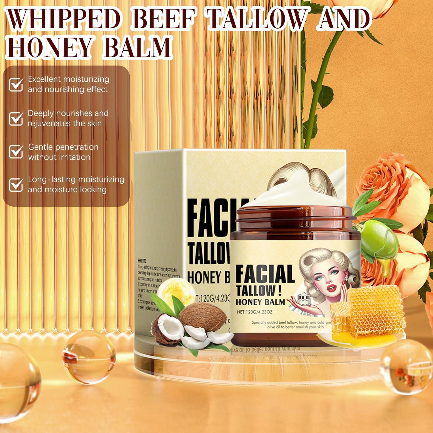 Bálsamo Hidratante Facial Nicgou Manteca de Res y Miel 120g