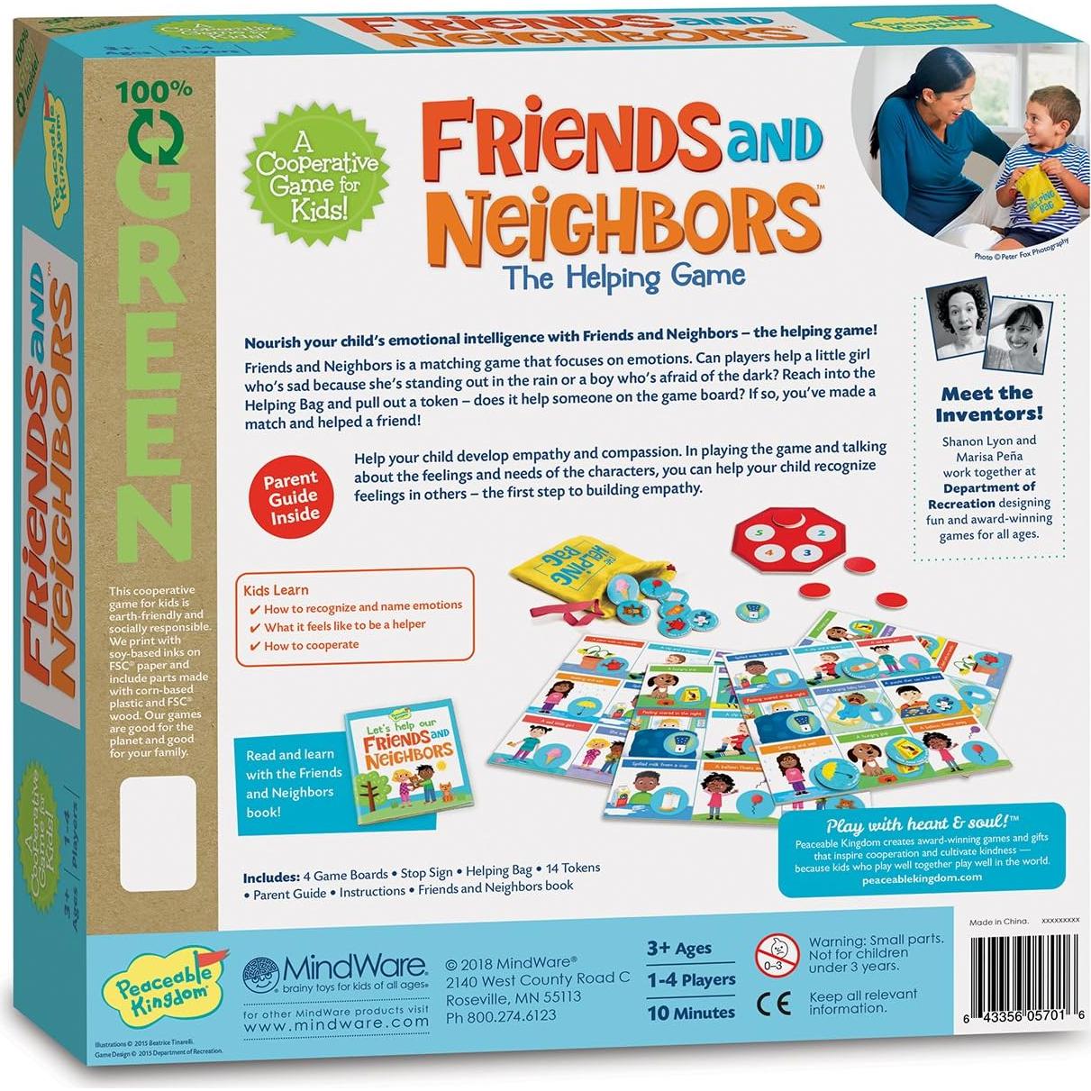 Juego Cooperativo Amigos y Vecinos Reino Pacífico 3+ Años