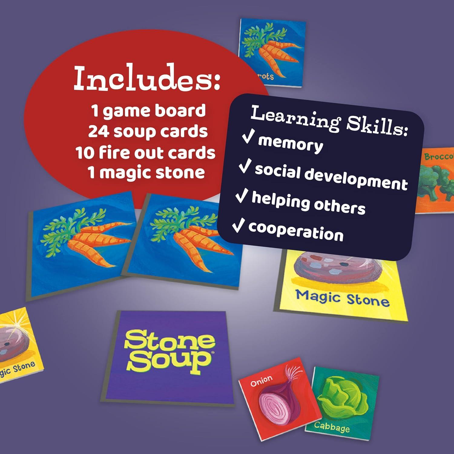 Juego de Mesa Cooperativo Stone Soup Peaceable Kingdom 2-6 Jugadores