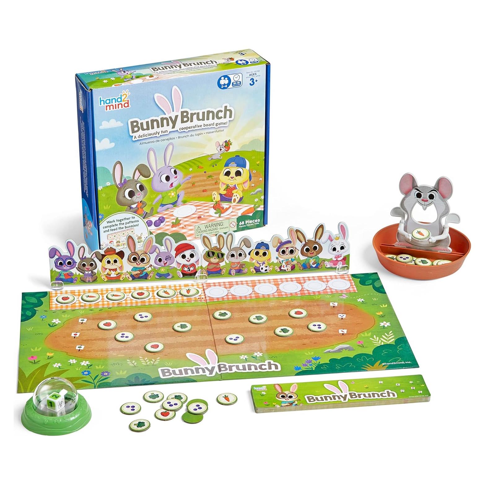 Juego de Mesa Cooperativo hand2mind Bunny Brunch para Niños