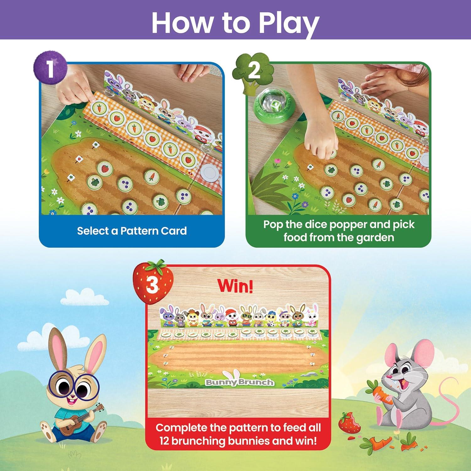 Juego de Mesa Cooperativo hand2mind Bunny Brunch para Niños