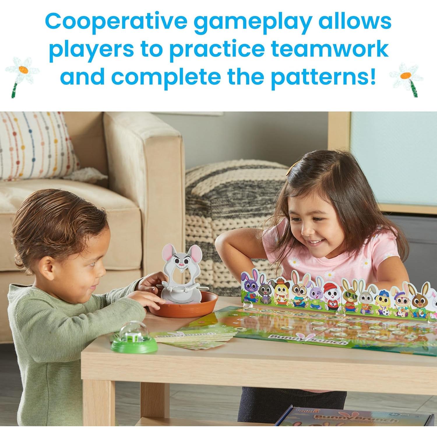 Juego de Mesa Cooperativo hand2mind Bunny Brunch para Niños