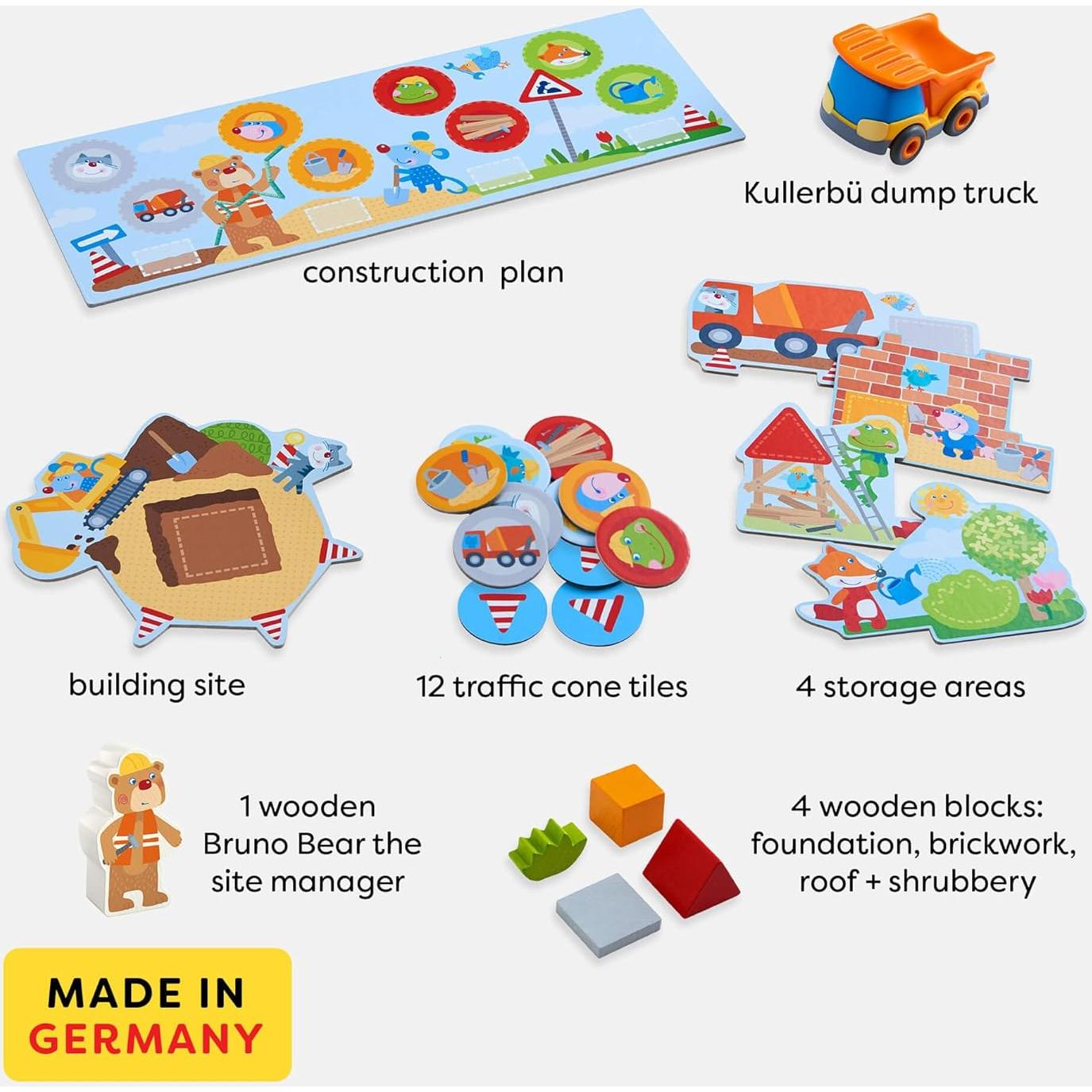 Juego de Mesa HABA Mis Primeros Juegos Sitio de Construcción 2-4 Años