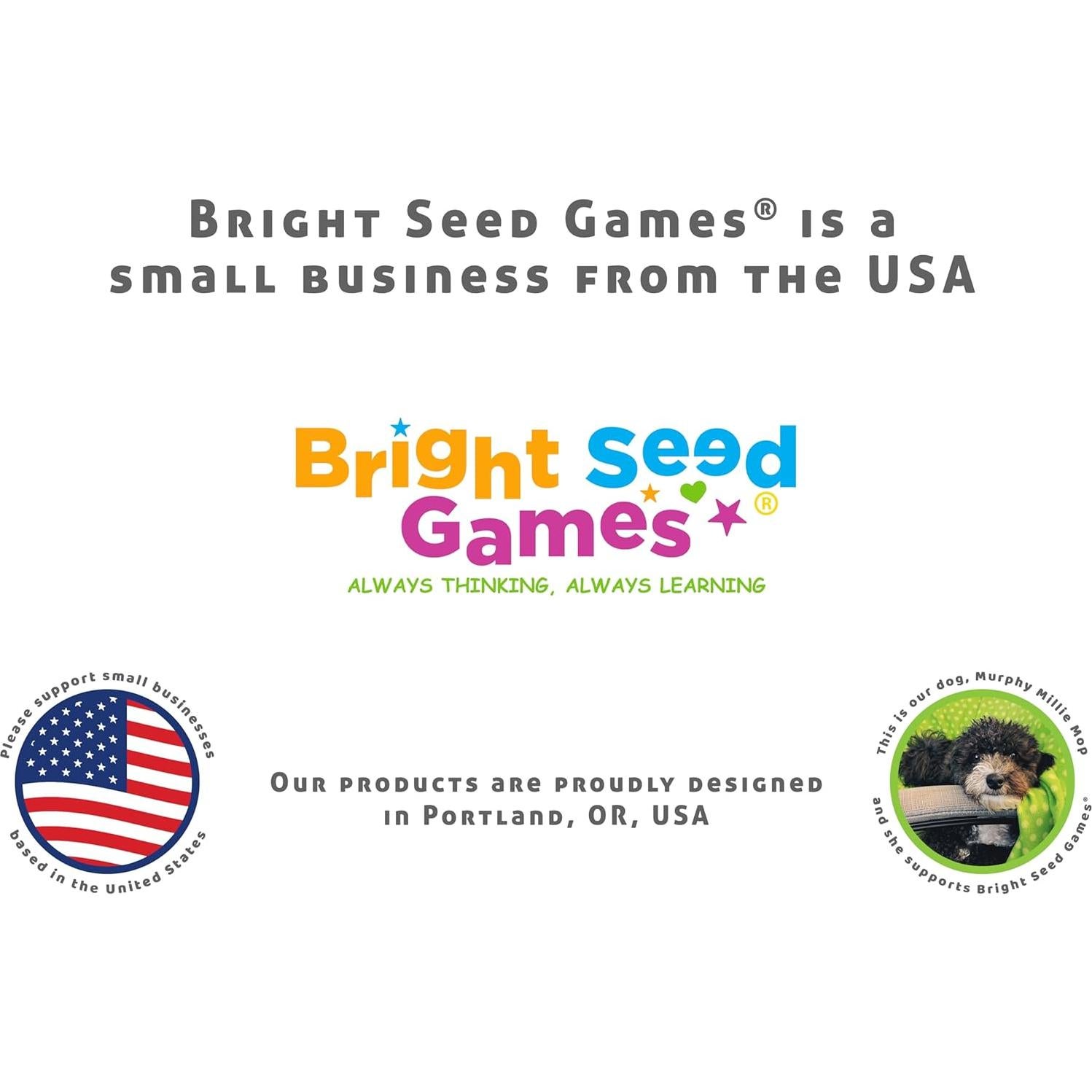 Juego de Bingo de Palabras de Vista Bright Seed para Niños 4-8 Años