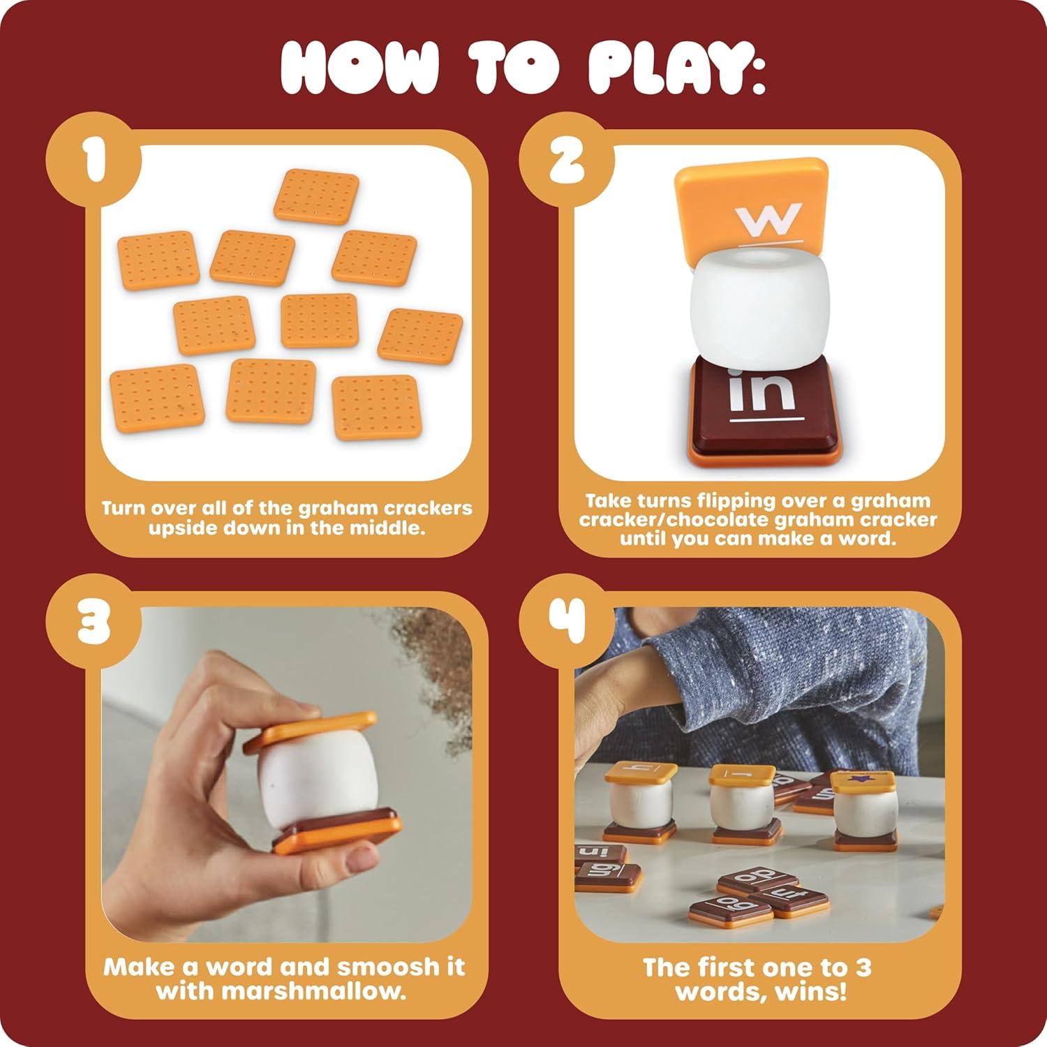 Juego de Aprendizaje Vamos a Deletrear S'Mores Learning Resources