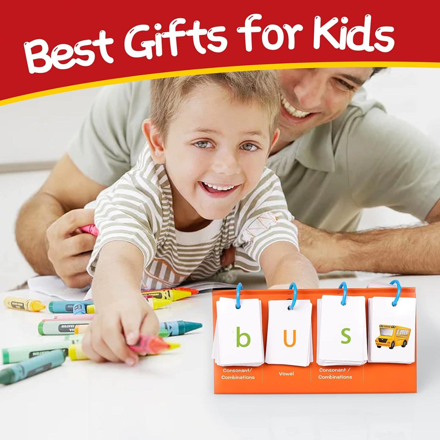 Tarjetas de Flash Fonéticas Alened para Aprender a Leer CVC