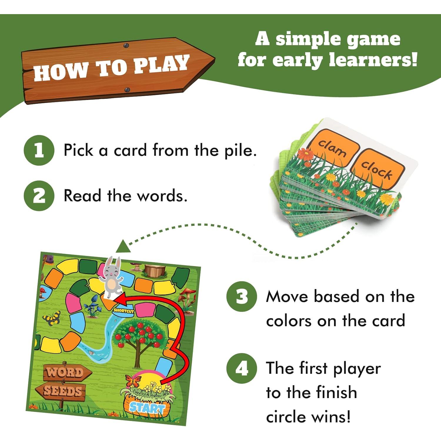 Juego de Fonética Semillas de Palabras Melby Toys 132 Piezas