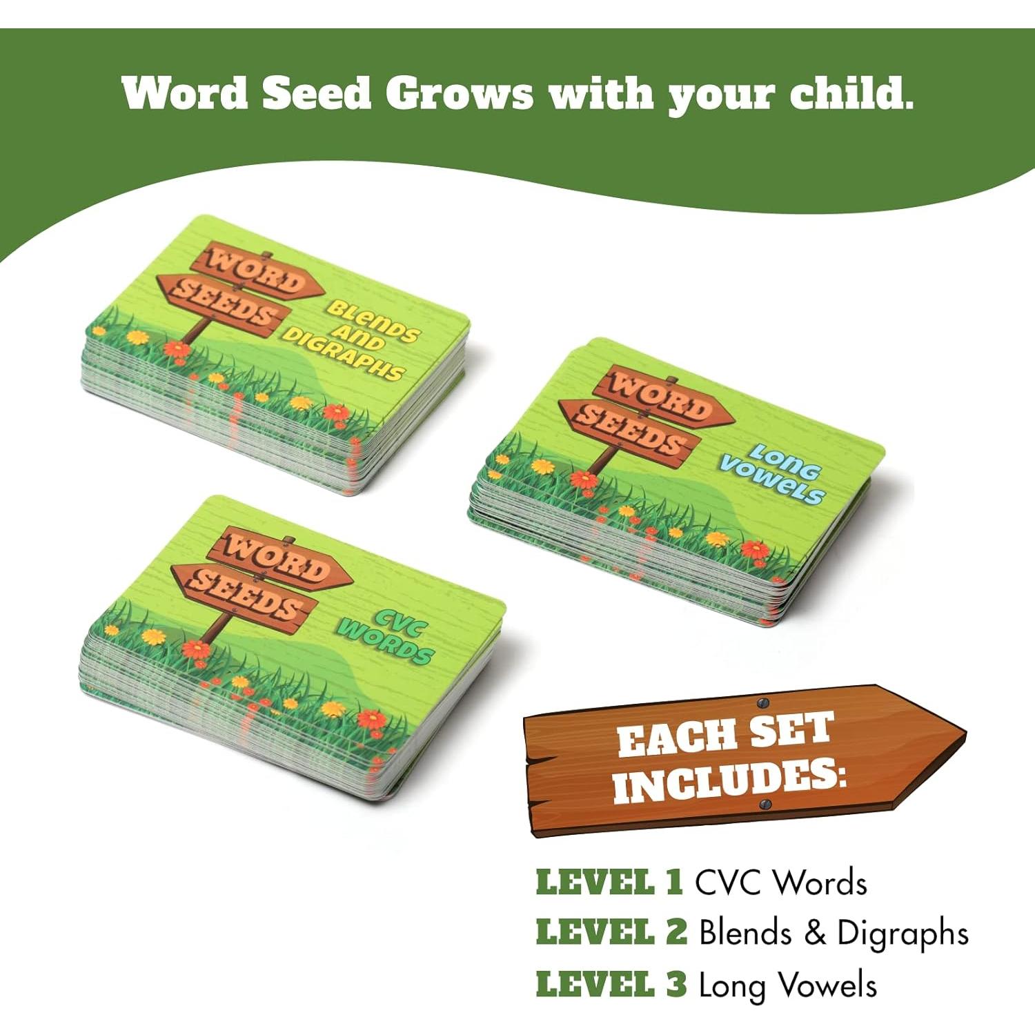 Juego de Fonética Semillas de Palabras Melby Toys 132 Piezas