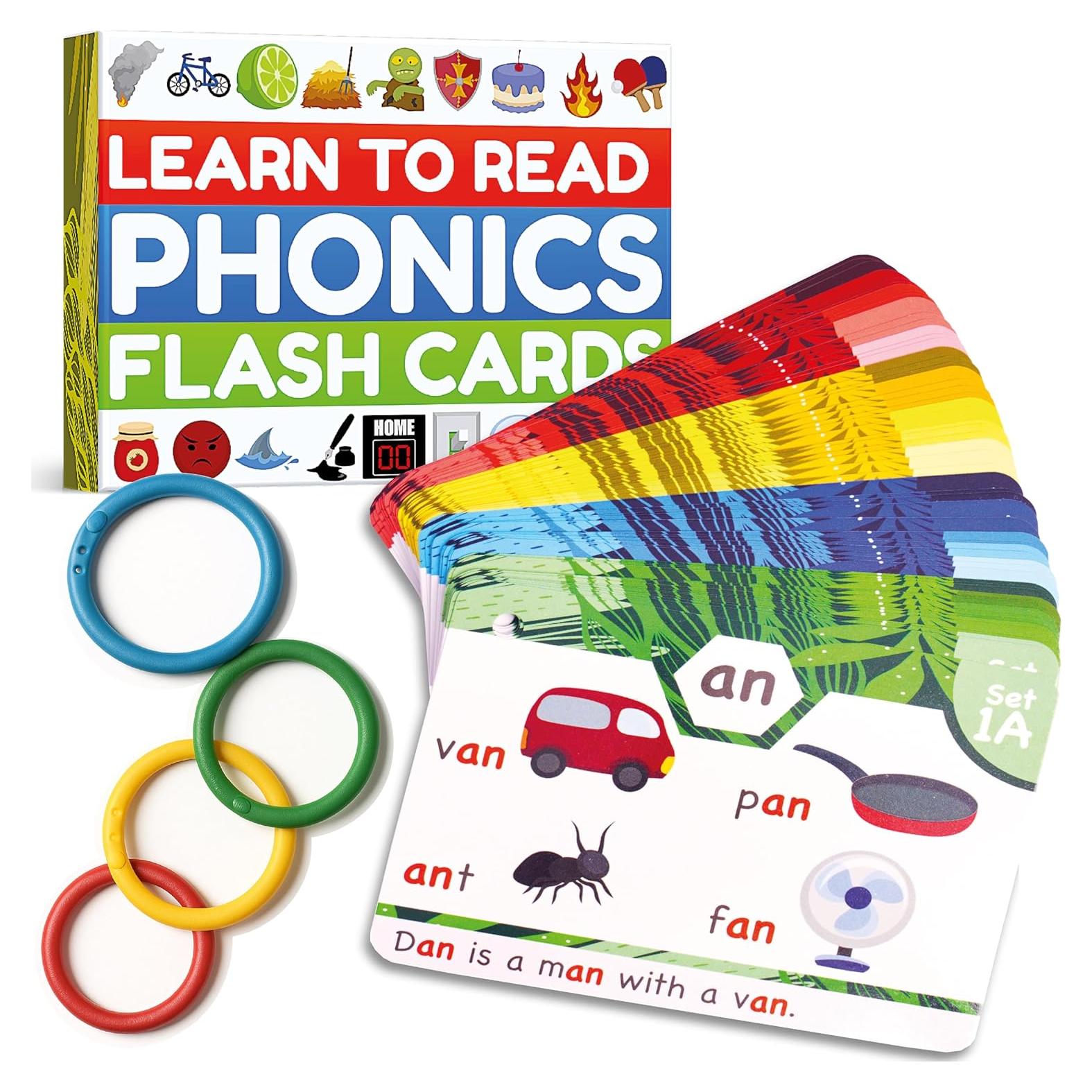 Tarjetas de Flash Fonéticas New Age - Aprender a Leer 4-8 Años